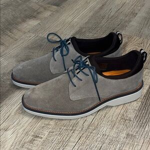 Thomas & Vine Gray Suede‎ Men's Shoes